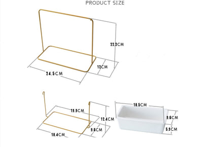 Geometrischer Keramik-Blumentopf mit Eisenständer