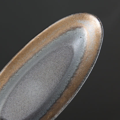 Keramisches Lotus-Teetablett – Servier- und Präsentationstablett aus Steingut