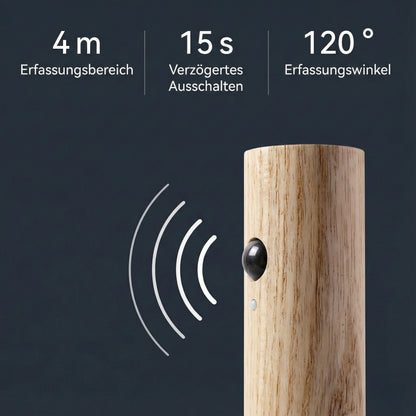 LUMORA – Magnetisches LED Nachtlicht aus Holz